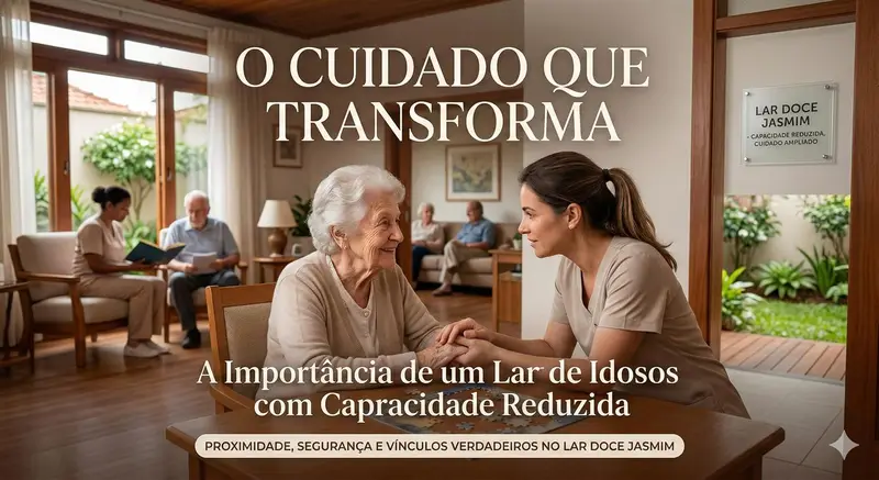 Cuidado de Verdade: lar de idosos com capacidade reduzida