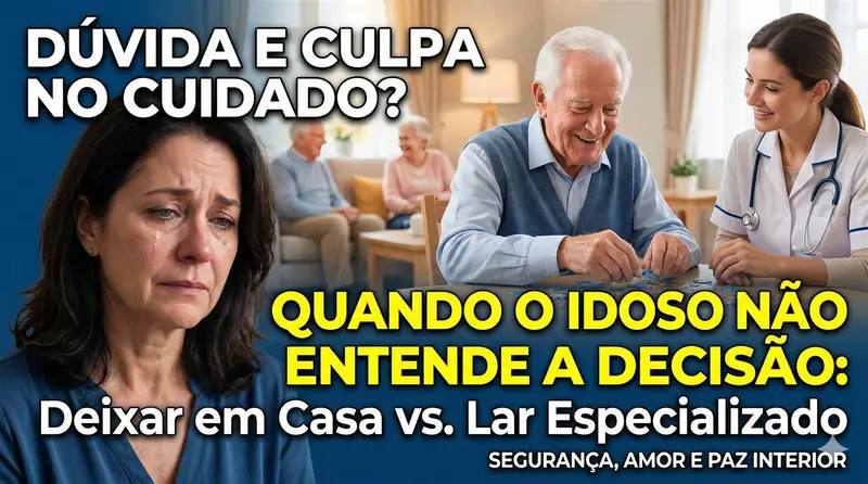 Quando o idoso não entende a decisão: culpa, medo e amor